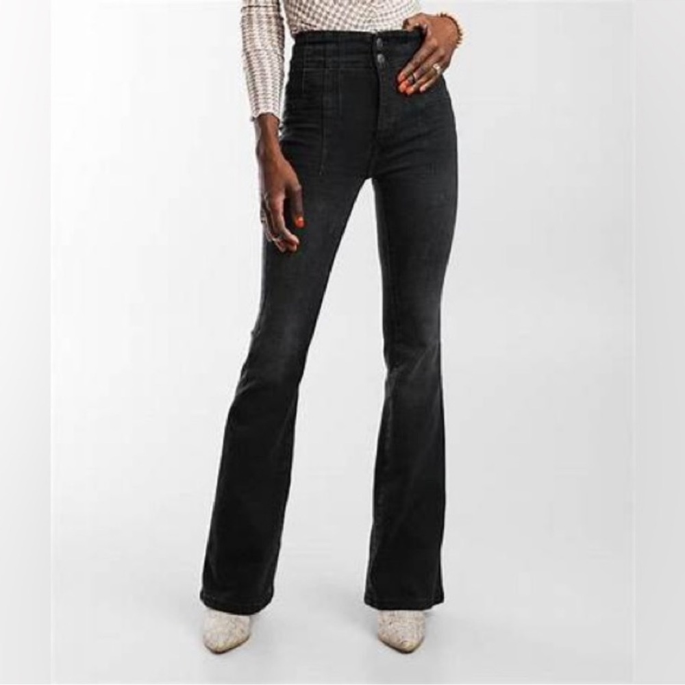 Free People Jayde High Rise Flare Cords We The Free Black